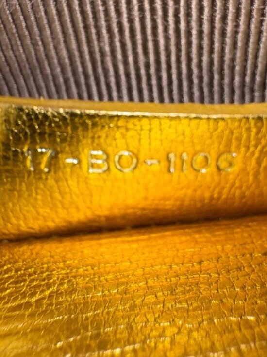Christian Dior Backpack gold leather